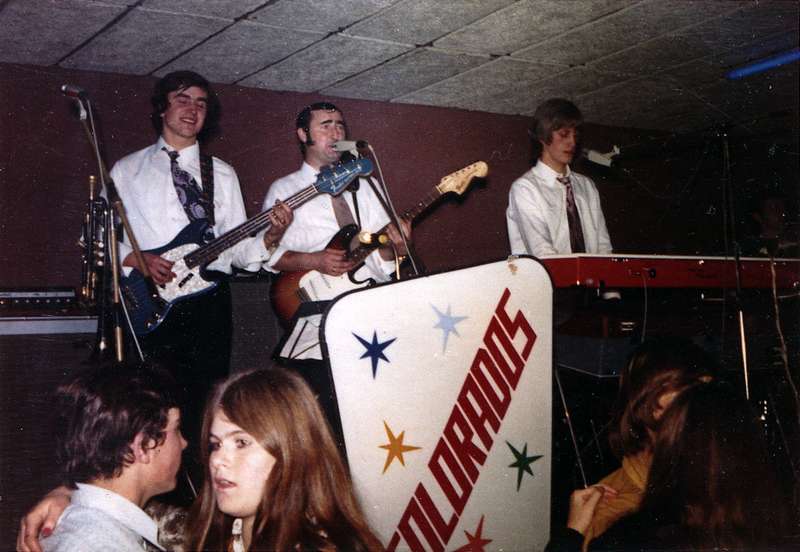 Die Colorados, ca. 1971: Alois Frommer, Günter Effinger, Gerd Bister<br />Nicht auf dem Bild: Max Klaas am Schlagzeug